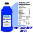 thumbnail image 2 of Coolbreeze Beverages All Natural Shelf Stable Fruit/Drink Mix - 1/2 Gal (64fl oz) Bottle - Blue Raspberry Slush 5 Pack, 2 of 3