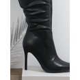 thumbnail image 2 of Minimalist Side Zipper Stiletto Heeled Boots, 2 of 5