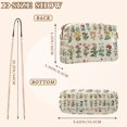 thumbnail image 4 of FORMRS Women Crossbody Purse with Chain Strap Vegan Leather Shoulder Handbag, Red Floral, 4 of 7