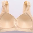 thumbnail image 4 of SCSAlgin Women's Front Closure Seamless Lightly Padded Bra Underwire T-Shirt Plunge Bras, 4 of 7
