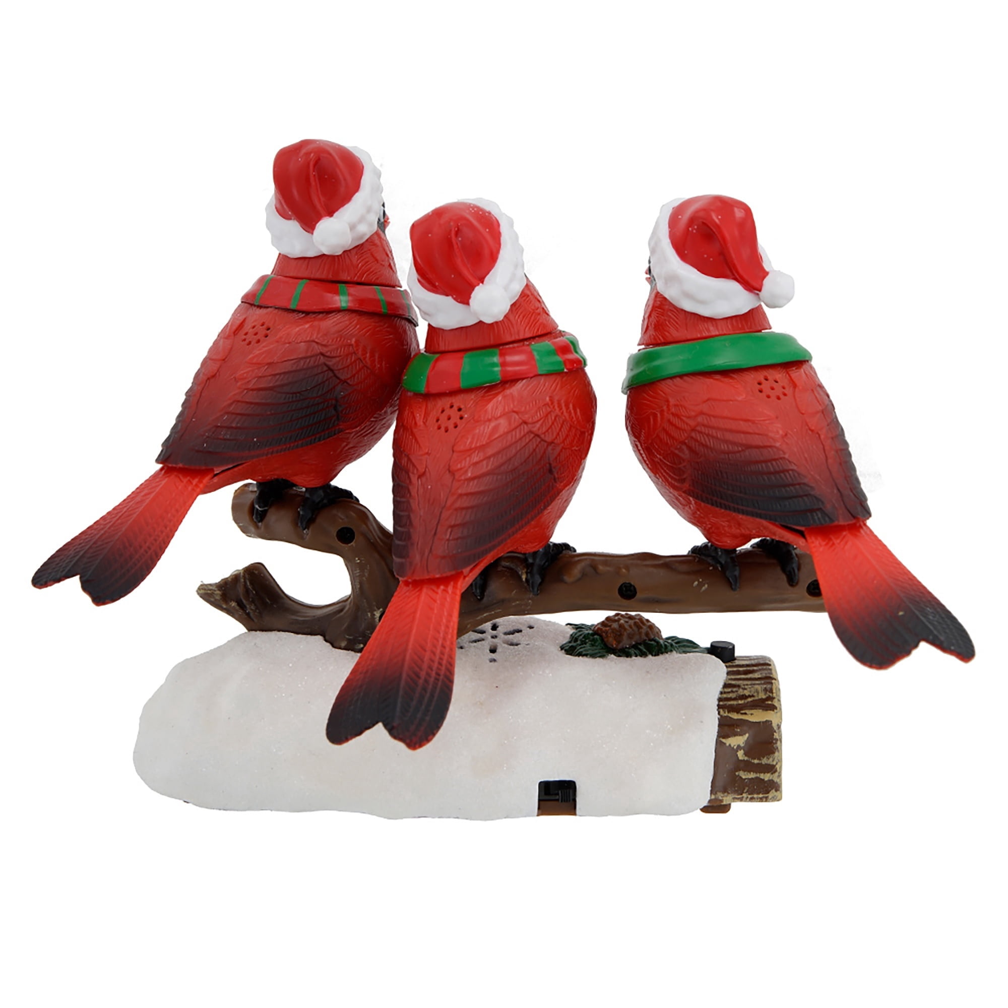 Animated Cardinals Christmas Decoration, Multicolor, 6.5", by Holiday Time