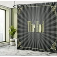 thumbnail image 5 of Ambesonne Old Hollywood Shower Curtain, End Scene, 69"Wx84"L, Charcoal Grey Black, 5 of 5