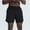 #Black, variant on DPTALR Men's Quick-Dry Sports Shorts Mesh Lining Elastic Waist Drawstring Pocket Casual Shorts,Silver,L
