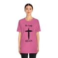 thumbnail image 4 of Women & Men's Jersey Short Sleeve Shirt | He Has Risen - Perfect Easter Tee, 4 of 10