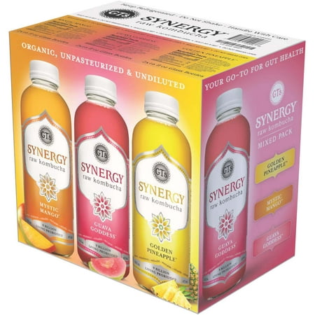 Synergy The Real Kombucha, Tropical 6 Pack, 16 fl oz