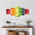 thumbnail image 2 of Elephant Stock Food For The Health Wall Art - Horizontal Multi Panel Canvas - 5 Piecedining Room Wall Decor - Photography Food And Drink Multi Panel - Red And Orange Decor - 29" x 12", 2 of 4