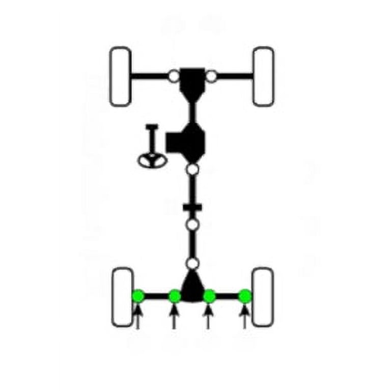 Rear Axle Universal Joints for Kawasaki Mule 49050-1060, 49050