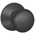 thumbnail image 1 of Schlage Lock Knob Passage Plymouth Mat Blk F10PLY622, 1 of 3