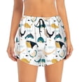 thumbnail image 4 of Lsque Cute Whale Printed Women's Running Shorts with Liner Pockets,Elastic Quick Dry Workout Athletic Gym Yoga Shorts,Womens High Waist Shorts-XX-Large, 4 of 9