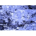 thumbnail image 1 of Ahgly Company Machine Washable Indoor Rectangle Oriental Blue Industrial Area Rugs, 6' x 9', 1 of 4