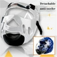 thumbnail image 2 of Clear Face Guard, Face Shield Portable Detachable Taekwondo Protection for Sports Karate Martial Arts Face Shield Nose Protector for Sports, 2 of 7