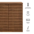 thumbnail image 2 of Modway Render Wall Mounted Bathroom Cabinet in Brown, 2 of 8