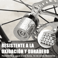 thumbnail image 2 of 2pz Bloqueo Freno Disco Moto Candado Impermeable Con 2 Llave Xtellar plateado, 2 of 3