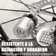 thumbnail image 2 of 2pz Bloqueo Freno Disco Moto Candado Impermeable Con 2 Llave Xtellar plateado, 2 of 3