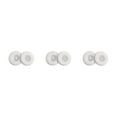 thumbnail image 2 of Redempat Headphones Replacement Ear Pads Easy To Durable And Soft Replacement Parts Unisex Breathable white 3Set, 2 of 6
