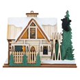 thumbnail image 1 of Ginger Cottages Santas Ski Lodge Adornos Para Árbol De Navidad, 1 of 3