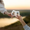 thumbnail image 3 of Silver Buffalo Parks and Recreation Ron and Leslie 2pc Stemless Wine Glass Set, 20 Ounces, 3 of 3