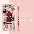 thumbnail image 3 of Case For OPPO FIND X6 X3 REALME X7 X50 RENO 2 4Z 4 6 Lite 5Z 5F 4G 5G PRO Liquid Silicone Case Marvel's Spider-Man Deadpool, 3 of 5
