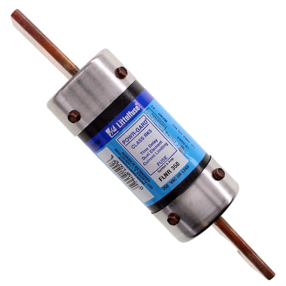 Littelfuse FLNR-350 Powr-Gard Dual-Element Time-Delay Fuse, RK5, 350A, 250V