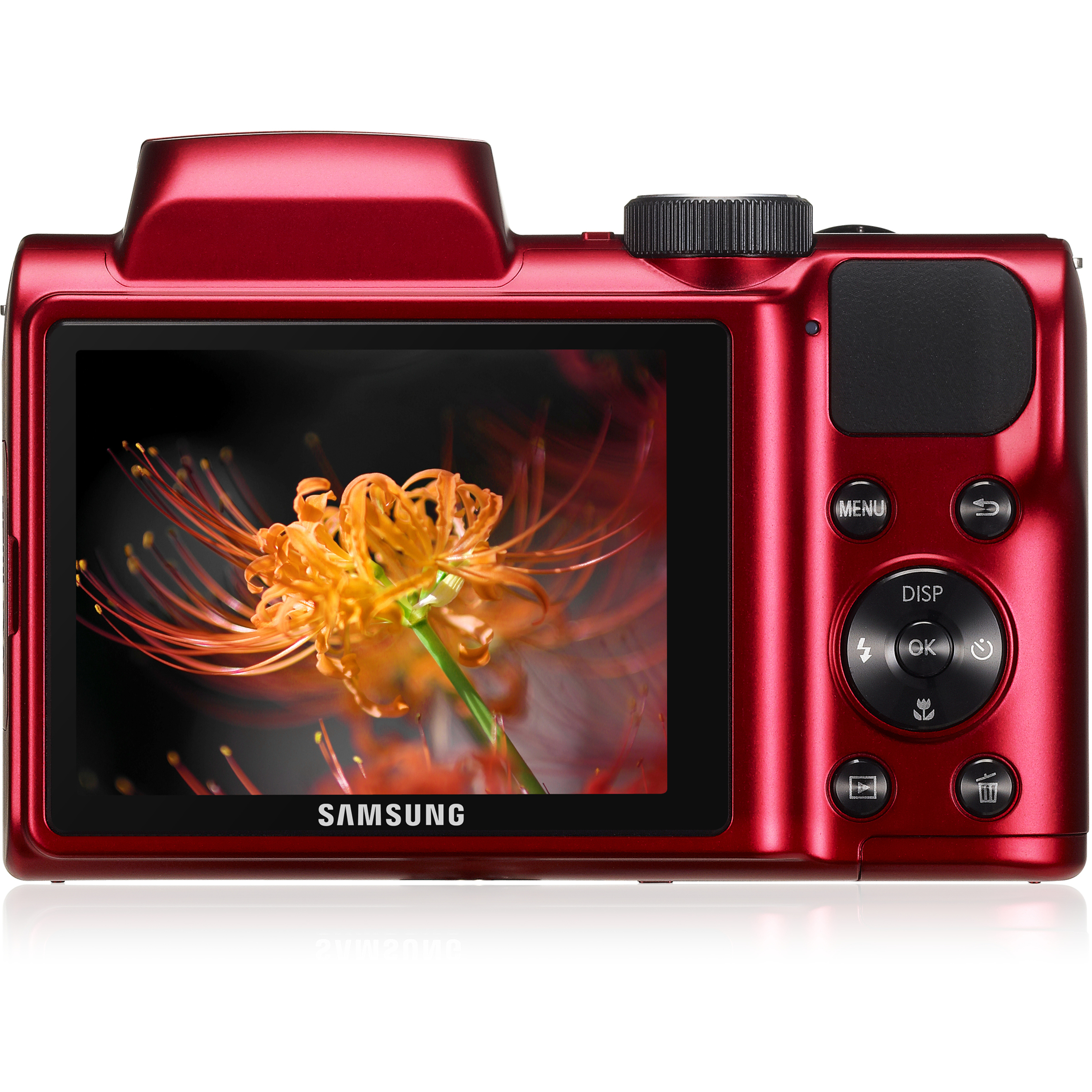 Samsung WB100 16.2 Megapixel Compact Camera, Red - image 5 of 6