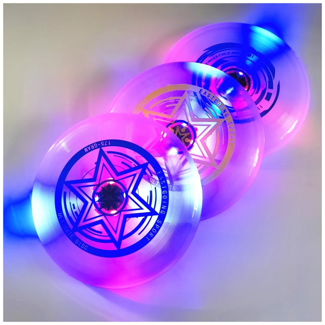 Ultimate Frisbee juego profesional Frisbee playa LED Frisbee estándar 27cm 175g Frisbee