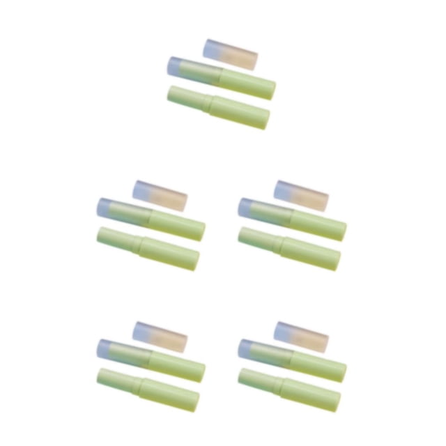 Thinsony 50pcs Hygienic Empty Lip Balm Tubes For Clean And Safe Lip Care Durable And Not green 5Set