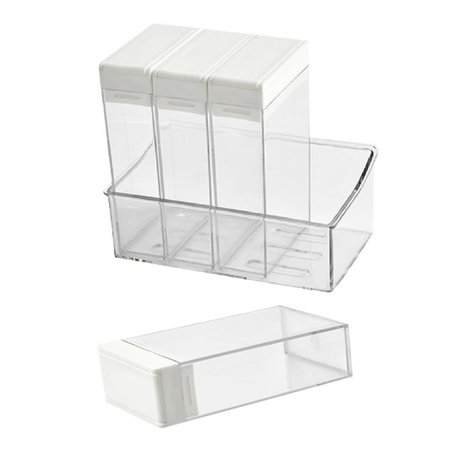 Seasoning Box, Transparent Seasoning Container for Restaurant