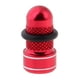 thumbnail image 3 of Válvula de neumático anodizada para ciclismo Presta / Schrader rojo, 3 of 6