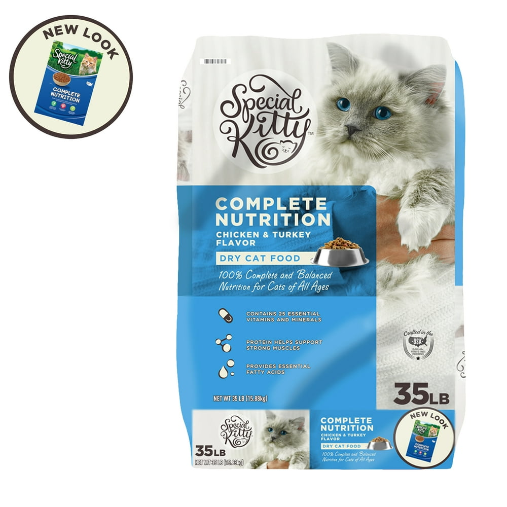 Special Kitty Complete Nutrition Formula Dry Cat Food, Chicken & Turkey