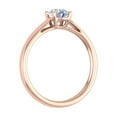 thumbnail image 2 of 1/2 Carat 6-Prong Set Diamond Solitaire Engagement Ring in 14K Rose Gold, 2 of 5