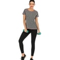 thumbnail image 4 of SAYFUT Women's Short Sleeve Yoga Tops Moisture Wicking Athletic Shirts Round-Neck Cool Feel Workout Hiking T-Shirt, 4 of 6