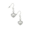 thumbnail image 3 of Delight Jewelry Silvertone Volleyball in Heart Silver tone Infinity French Earrings, 3 of 4