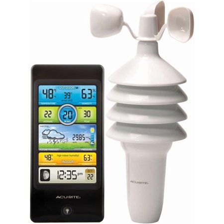 Notos (3-in-1) 01604M Pro Color Digital Weather Station with Wind Speed, Temperature and Humidity