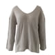 thumbnail image 3 of Gibobby Suéter de invierno para mujer, Suéter de Mujer, Suéter de Mujer con Cuello en V Transpirable con Estampado de Leopardo para Uso Diario(Gris,XG), 3 of 5