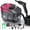 Gray&Pink, variant on Powerful Steam Cleaner – 15s Heat-Up 2500W Handheld Steamer with 3-Level Adjustable Handle 1.6L Tank & 16 Accessories – Portable Steamer for Home, Car, Grease, Grout, Tile & Upholstery