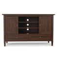 thumbnail image 4 of Simpli Home Warm Shaker 47 inch Wide Solid Wood TV Stand in Russet Brown For TVs up to 50 inches, 4 of 12
