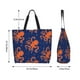 thumbnail image 5 of Balery Octopus Bolsa Tote Estilo Estético con Cremalleras, Bolsa de Hombro, Bolsa de Compras Grande y Plegable, 5 of 8