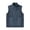Gray, variant on Riecok Fleece Vest for Men Sleeveless Stand Collar Zip up Jackets Thermal Solid Warm Casual Winter Outerwear Blue XL