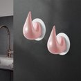 thumbnail image 2 of CSChome Hanger Hook Punch free Hanger Hook: Space saving Traceless Strong Load bearing Water Drop Shape Design for Home Use, 2 of 7