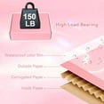 thumbnail image 3 of Pink Shipping Boxes for Small Business 6x4x1.6, 50 Pack Corrugated Cardboard Boxes for Shipping Packing, Pink Gift, 3 of 7