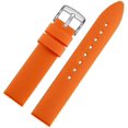 thumbnail image 4 of Silicone Rubber Watch Band, 22mm, Orange, 4 of 7