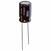 Nichicon Aluminum Electrolytic Capacitors - Leaded 25 Volts, 470uF, 10x16mm, 20% Tolerance (Pack of 6)