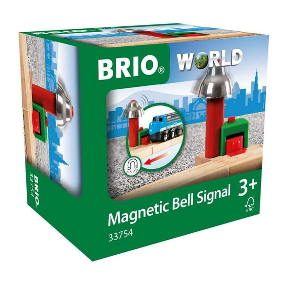 Accessory BRIO - Timbre magnético, color verde, para Toy Train 3+