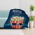 thumbnail image 6 of Movie Lovers Throw Blanket - Adult & Kids, Cinema Gifts, Soft Flannel for Bed & Couch, 50"x60", 6 of 10
