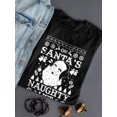 thumbnail image 3 of Santa's Naughty List Christmas Tee, 3 of 4