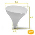 thumbnail image 3 of YBM Home Small Plastic Funnel for Water Bottle Liquid Transfer Food Grade, 22 fl. oz, 39-1334-white, 3 of 5