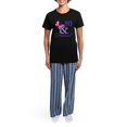 thumbnail image 4 of CafePress - 80 And Fabulous Women's Dark Pajamas - Women's Short Sleeve Print T-Shirt and Pants Dark Cotton Pajama Set, 4 of 7