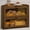 Brown, variant on Corner Bread Box for Kitchen Countertop, Large Bamboo Wooden Breadbox with Transparent Window, High-Capacity Right-Angle Farmhouse Food Container Storage Holder