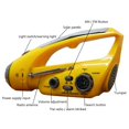 thumbnail image 1 of Solar Hand Crank Emergency LED Torch Flashlight Phone Charger FM/AM Radio ,Powerful Illumination, 1 of 6