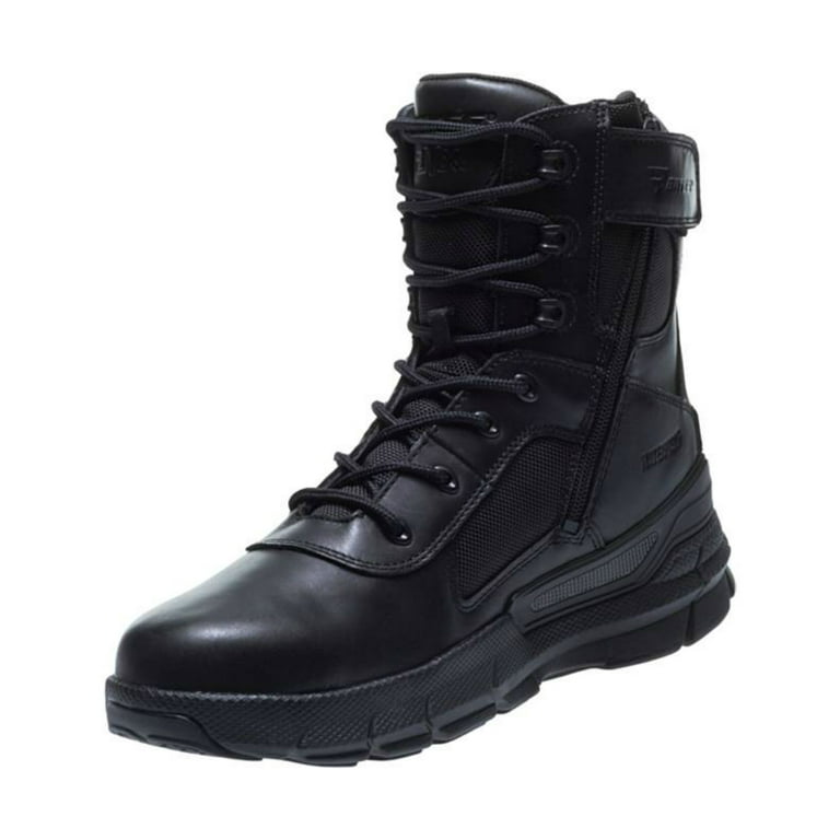 bates men s rage side zip military and tactical boot black 10